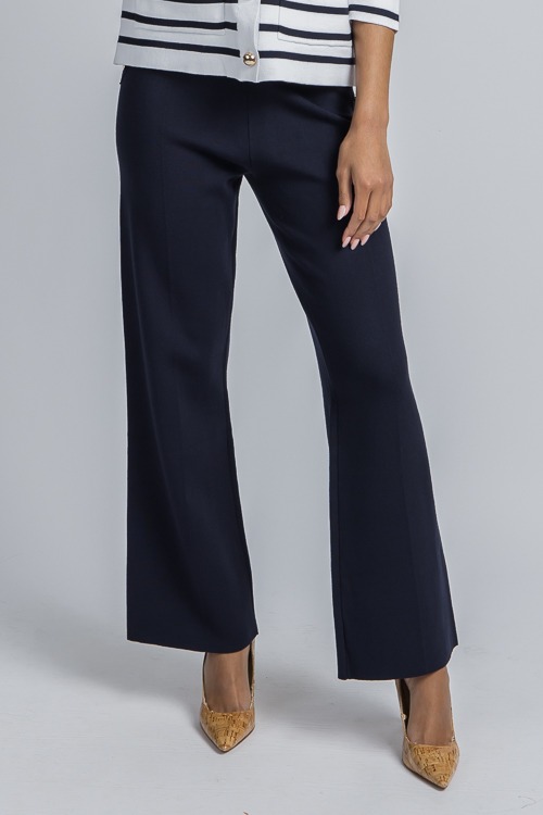 Gold Button Knit Trousers, Navy - 4K7A4955 crop above waist to put focus on pants.jpg